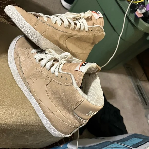 Nike Tan High-Top Athletic Shoes - Picture 1 of 3